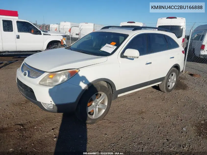 2011 Hyundai Veracruz Limited VIN: KM8NU4CC2BU166888 Lot: 44446673