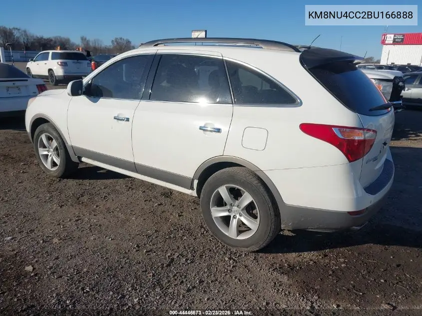 2011 Hyundai Veracruz Limited VIN: KM8NU4CC2BU166888 Lot: 44446673