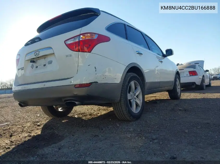 2011 Hyundai Veracruz Limited VIN: KM8NU4CC2BU166888 Lot: 44446673