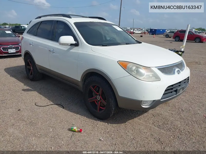 2011 Hyundai Veracruz Limited VIN: KM8NU4CC8BU163347 Lot: 44812115