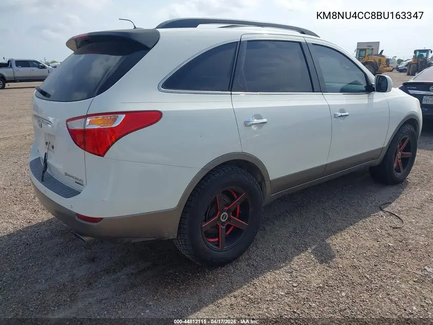 2011 Hyundai Veracruz Limited VIN: KM8NU4CC8BU163347 Lot: 44812115