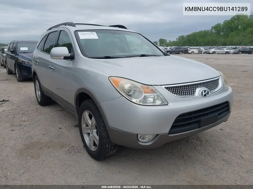 2011 Hyundai Veracruz Limited VIN: KM8NU4CC9BU141289 Lot: 44935258