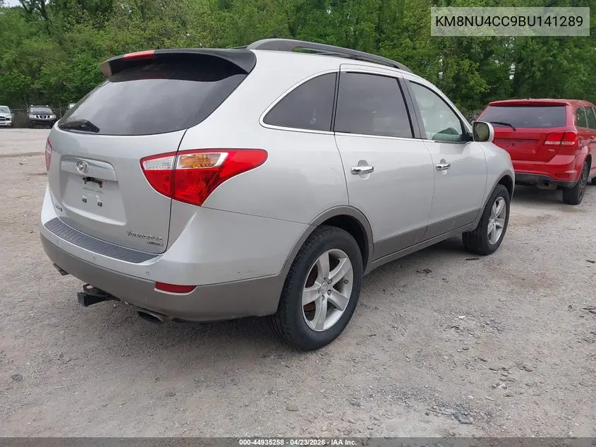2011 Hyundai Veracruz Limited VIN: KM8NU4CC9BU141289 Lot: 44935258