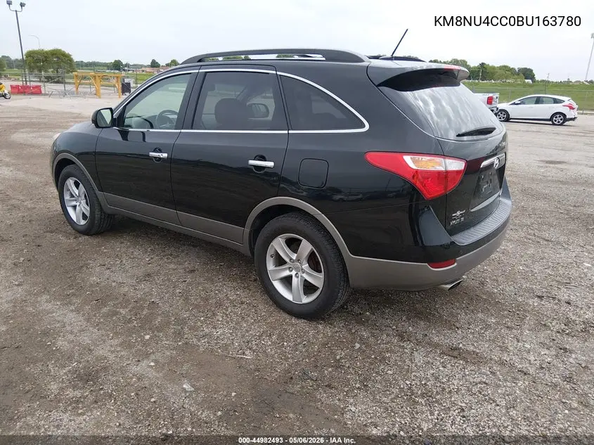 2011 Hyundai Veracruz Limited VIN: KM8NU4CC0BU163780 Lot: 44982493