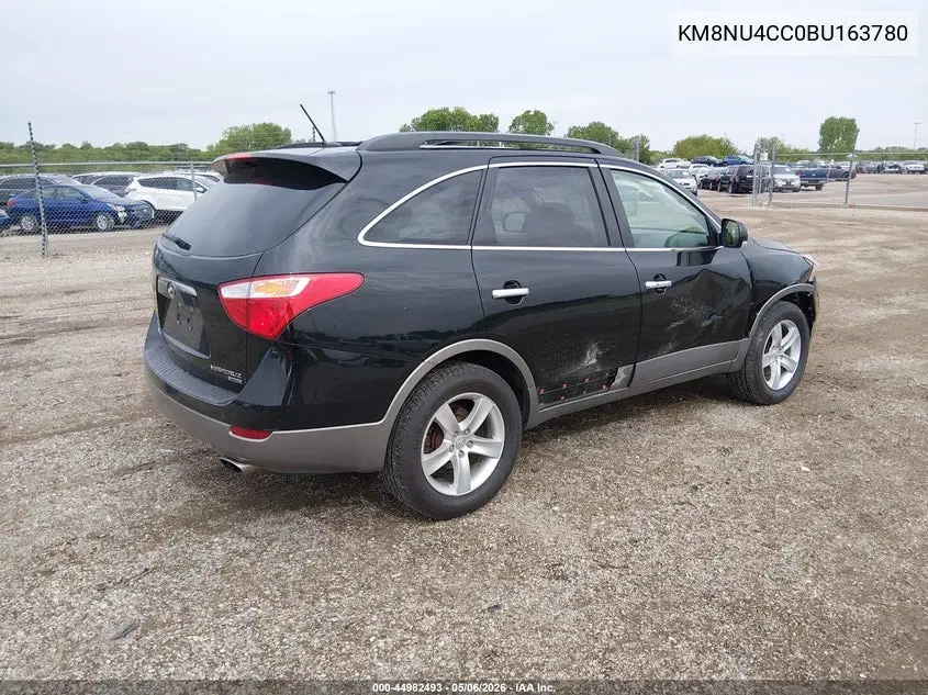 2011 Hyundai Veracruz Limited VIN: KM8NU4CC0BU163780 Lot: 44982493