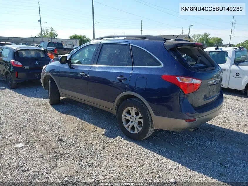 2011 Hyundai Veracruz Gls VIN: KM8NU4CC5BU149289 Lot: 45079133