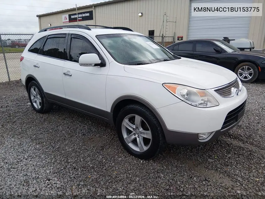 2011 Hyundai Veracruz Limited VIN: KM8NU4CC1BU153775 Lot: 45133994
