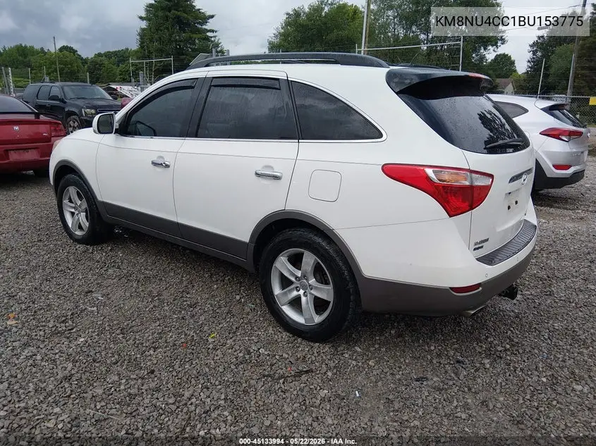 2011 Hyundai Veracruz Limited VIN: KM8NU4CC1BU153775 Lot: 45133994