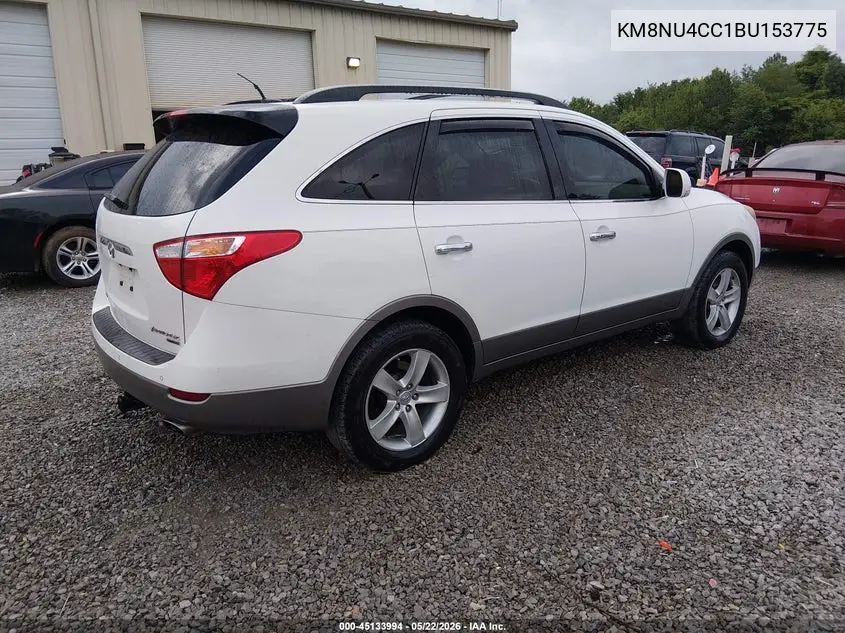 2011 Hyundai Veracruz Limited VIN: KM8NU4CC1BU153775 Lot: 45133994