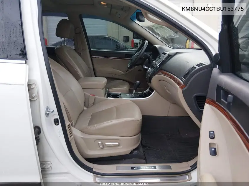 2011 Hyundai Veracruz Limited VIN: KM8NU4CC1BU153775 Lot: 45133994