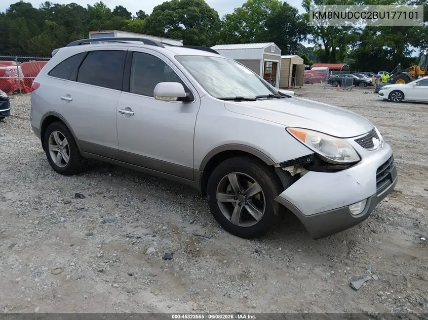2011 Hyundai Veracruz Limited VIN: KM8NUDCC2BU177101 Lot: 45322565