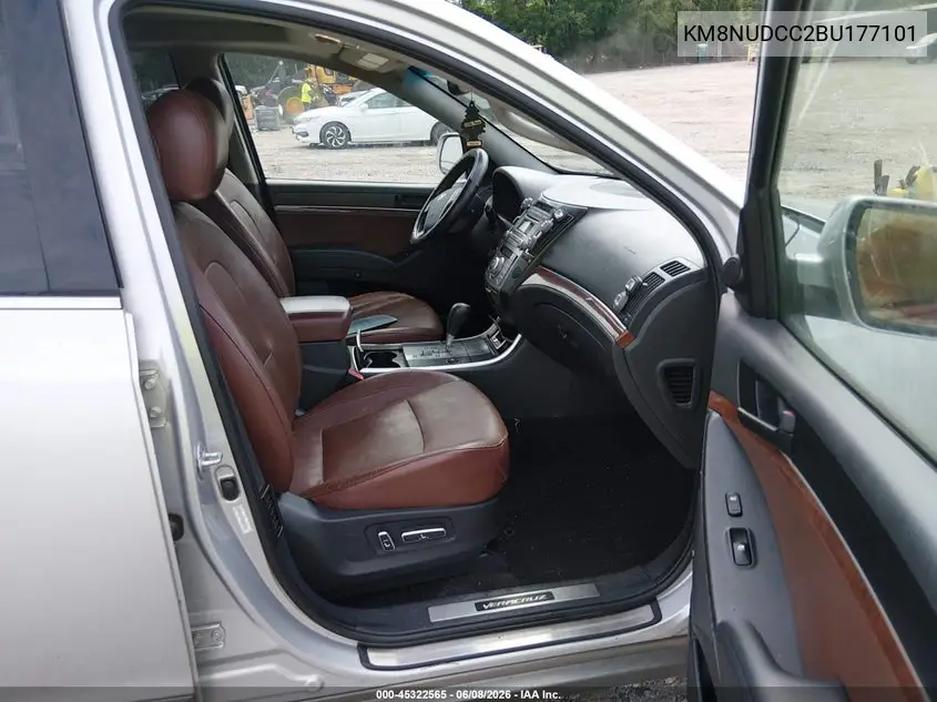 2011 Hyundai Veracruz Limited VIN: KM8NUDCC2BU177101 Lot: 45322565