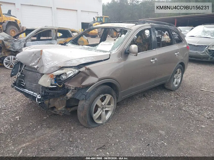 2011 Hyundai Veracruz Limited VIN: KM8NU4CC9BU156231 Lot: 45417608