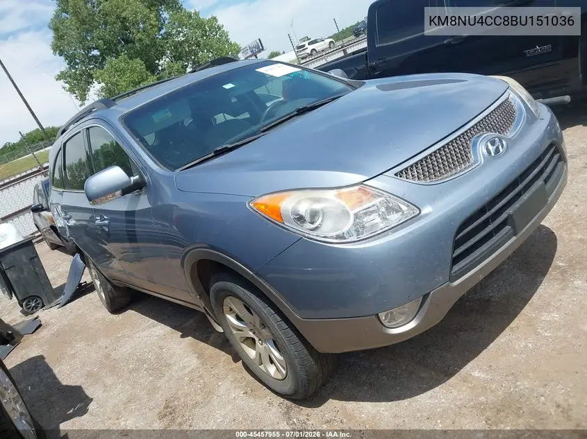 2011 Hyundai Veracruz Gls VIN: KM8NU4CC8BU151036 Lot: 45457955