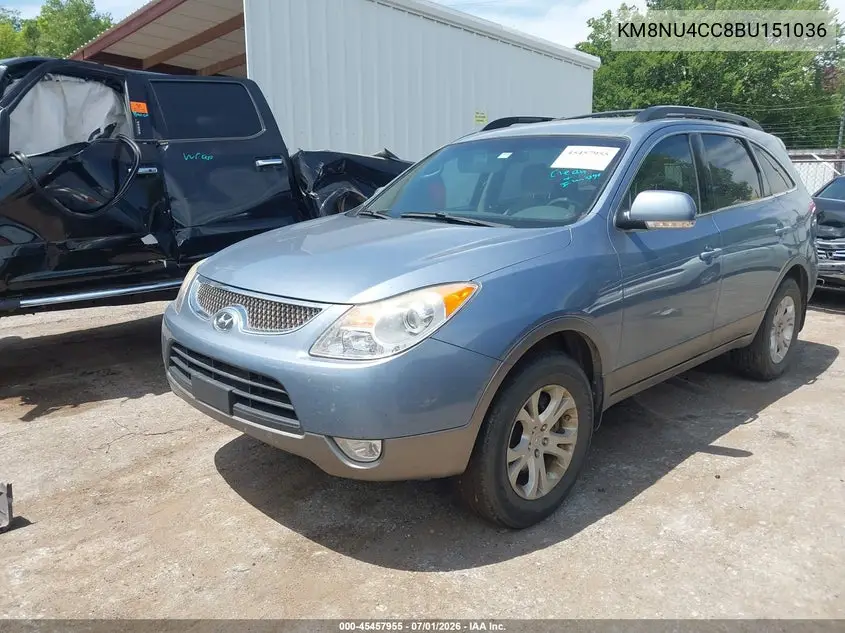 2011 Hyundai Veracruz Gls VIN: KM8NU4CC8BU151036 Lot: 45457955