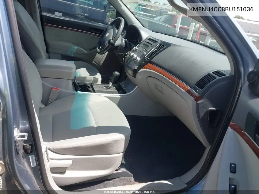 2011 Hyundai Veracruz Gls VIN: KM8NU4CC8BU151036 Lot: 45457955