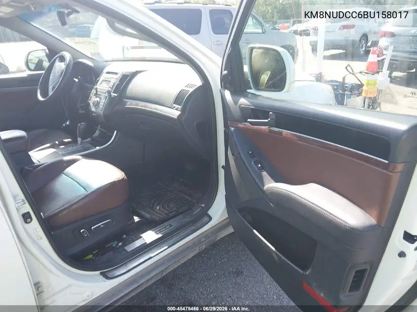 2011 Hyundai Veracruz Limited VIN: KM8NUDCC6BU158017 Lot: 45475466