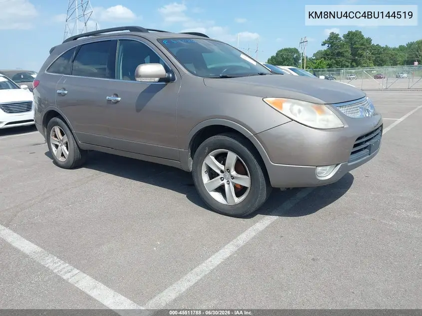 2011 Hyundai Veracruz Limited VIN: KM8NU4CC4BU144519 Lot: 45511788