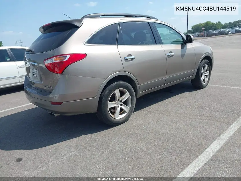 2011 Hyundai Veracruz Limited VIN: KM8NU4CC4BU144519 Lot: 45511788