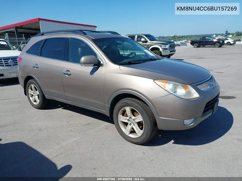 2011 Hyundai Veracruz Limited VIN: KM8NU4CC6BU157269 Lot: 45527362