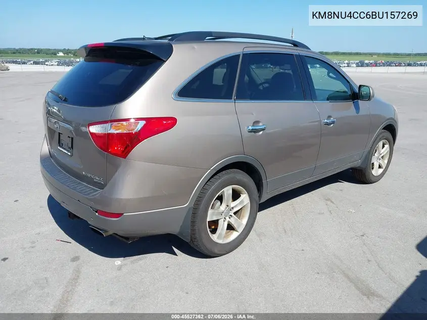2011 Hyundai Veracruz Limited VIN: KM8NU4CC6BU157269 Lot: 45527362