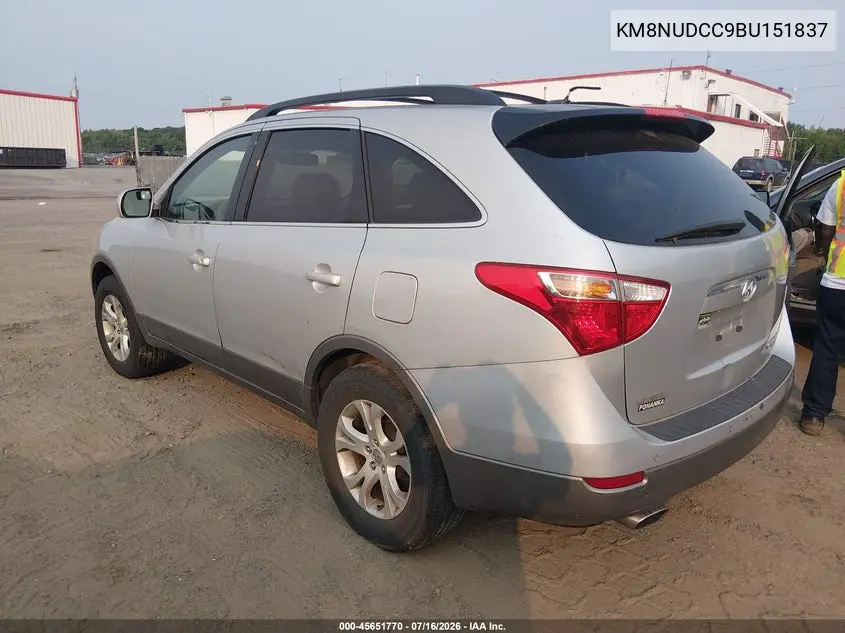 2011 Hyundai Veracruz Gls VIN: KM8NUDCC9BU151837 Lot: 45651770