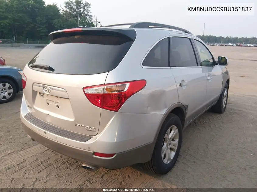 2011 Hyundai Veracruz Gls VIN: KM8NUDCC9BU151837 Lot: 45651770