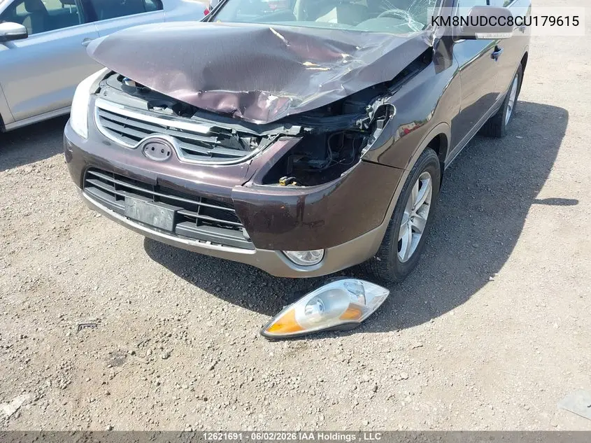 2012 Hyundai Veracruz Gls/Limited VIN: KM8NUDCC8CU179615 Lot: 12621691