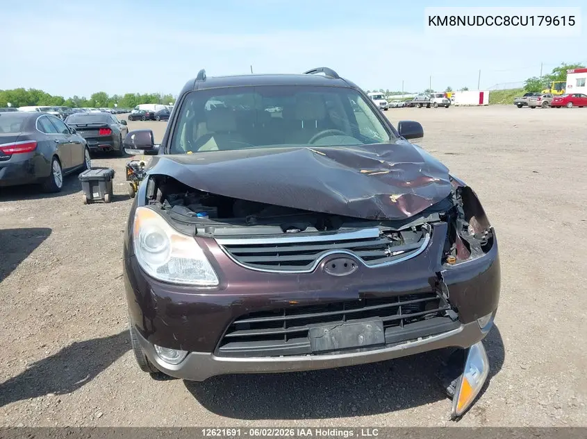 2012 Hyundai Veracruz Gls/Limited VIN: KM8NUDCC8CU179615 Lot: 12621691