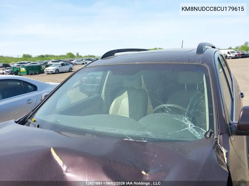 2012 Hyundai Veracruz Gls/Limited VIN: KM8NUDCC8CU179615 Lot: 12621691