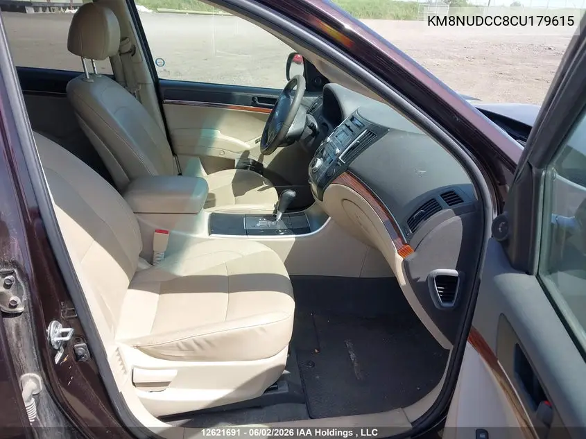 2012 Hyundai Veracruz Gls/Limited VIN: KM8NUDCC8CU179615 Lot: 12621691