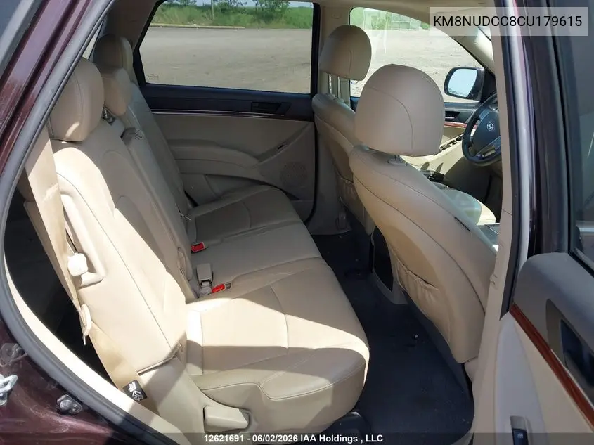 2012 Hyundai Veracruz Gls/Limited VIN: KM8NUDCC8CU179615 Lot: 12621691