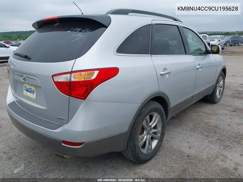 2012 Hyundai Veracruz Limited VIN: KM8NU4CC9CU195628 Lot: 44902054