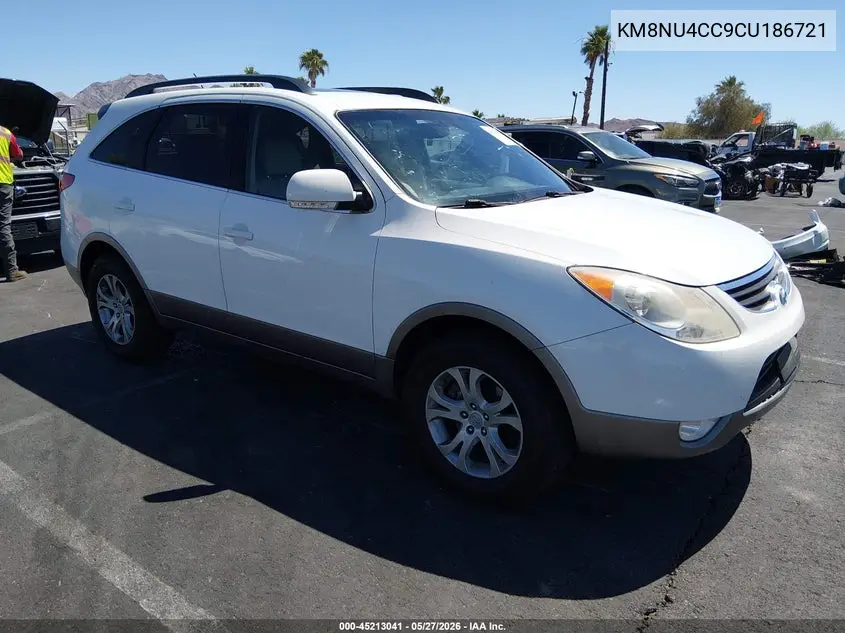 2012 Hyundai Veracruz Gls VIN: KM8NU4CC9CU186721 Lot: 45213041