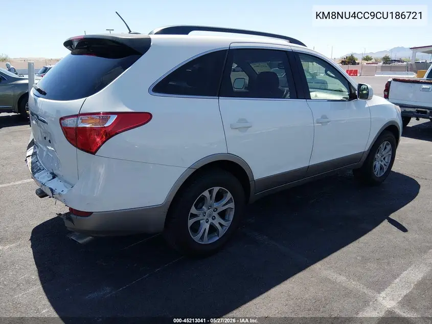 2012 Hyundai Veracruz Gls VIN: KM8NU4CC9CU186721 Lot: 45213041