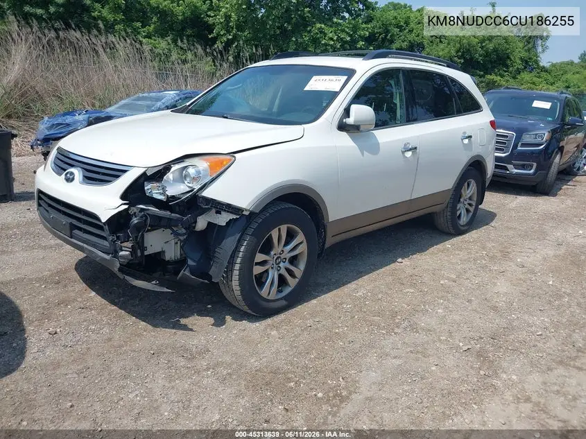 2012 Hyundai Veracruz Limited VIN: KM8NUDCC6CU186255 Lot: 45313639