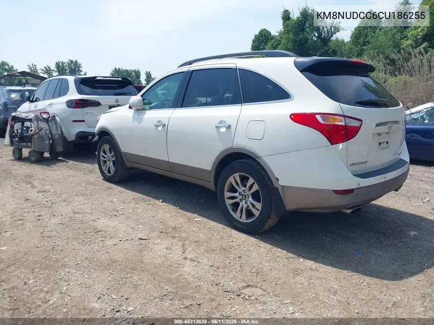2012 Hyundai Veracruz Limited VIN: KM8NUDCC6CU186255 Lot: 45313639