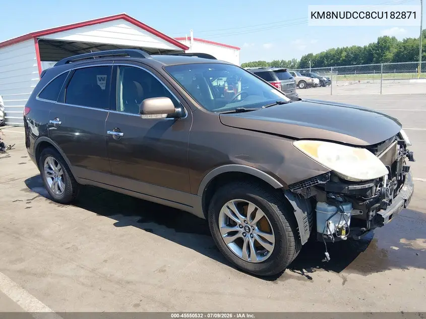 2012 Hyundai Veracruz Limited VIN: KM8NUDCC8CU182871 Lot: 45550532