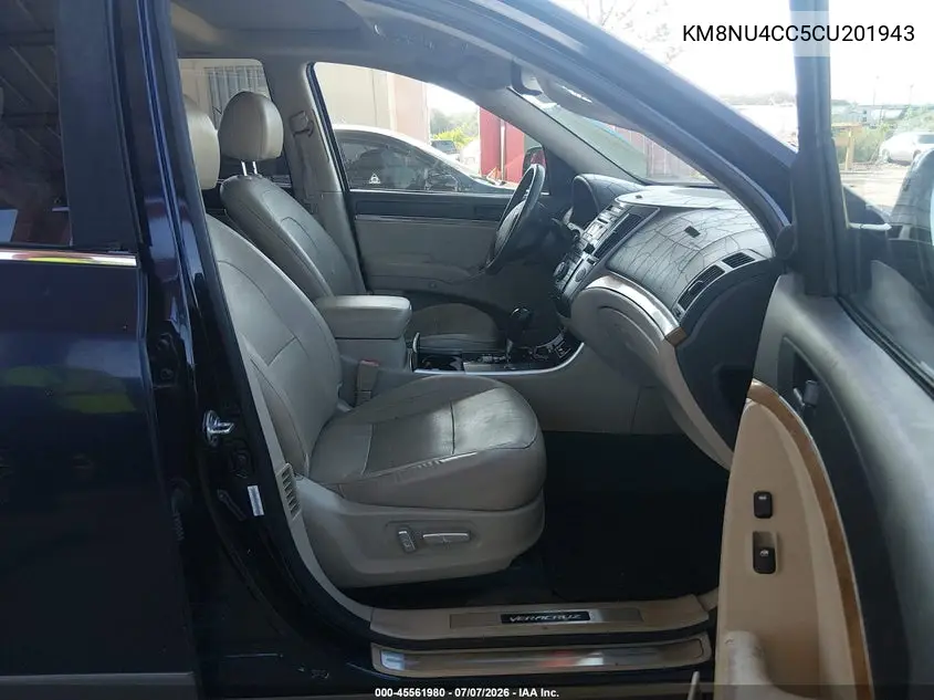 2012 Hyundai Veracruz Limited VIN: KM8NU4CC5CU201943 Lot: 45561980