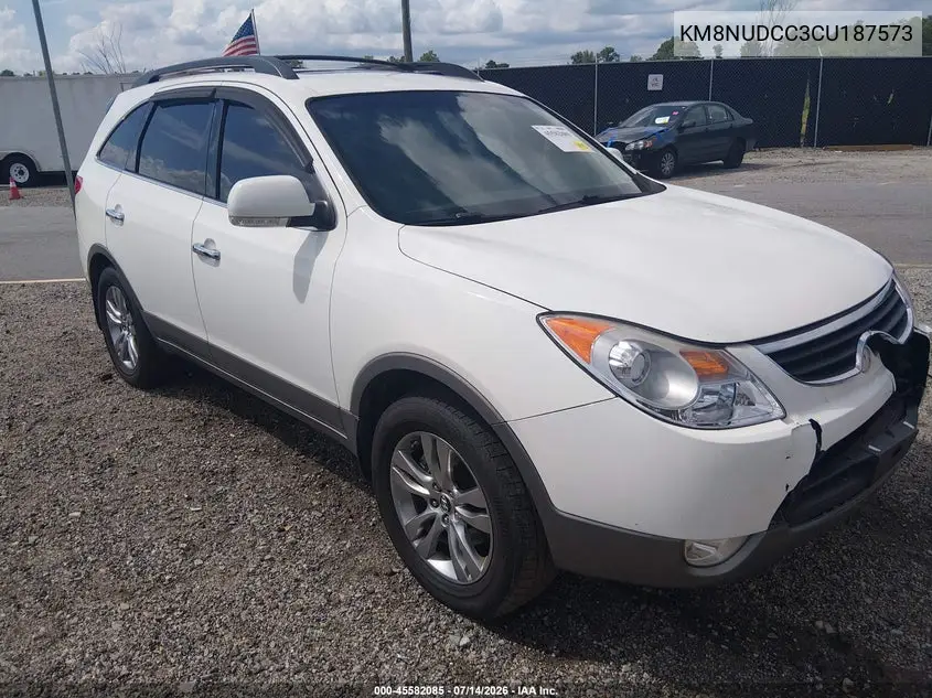 2012 Hyundai Veracruz Limited VIN: KM8NUDCC3CU187573 Lot: 45582085