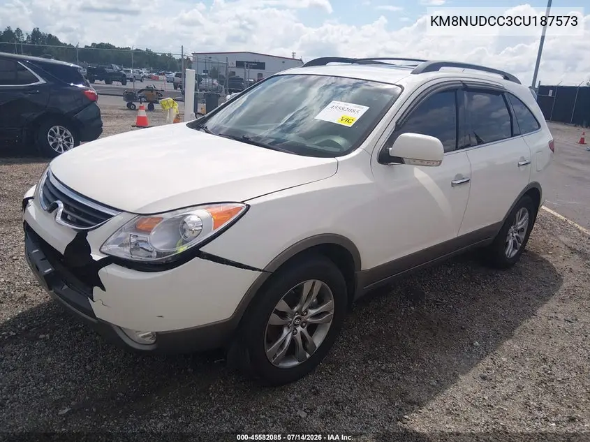 2012 Hyundai Veracruz Limited VIN: KM8NUDCC3CU187573 Lot: 45582085
