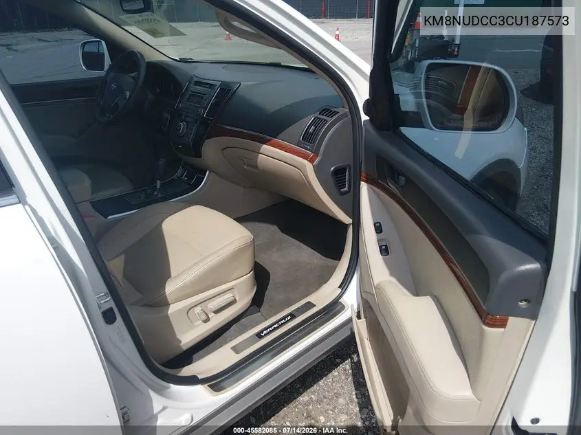 2012 Hyundai Veracruz Limited VIN: KM8NUDCC3CU187573 Lot: 45582085