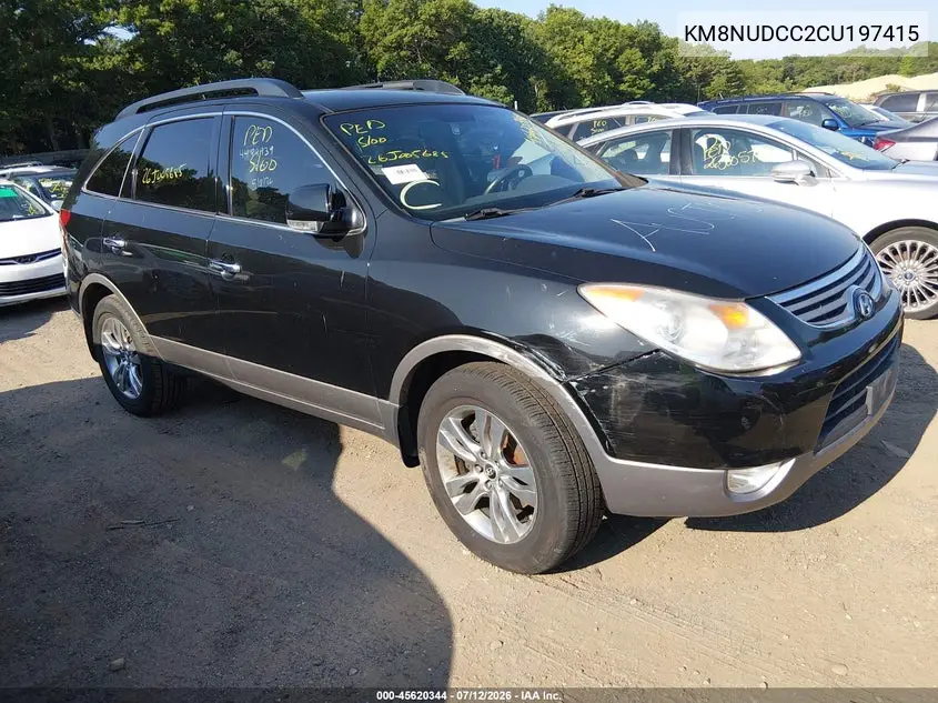 2012 Hyundai Veracruz Limited VIN: KM8NUDCC2CU197415 Lot: 45620344
