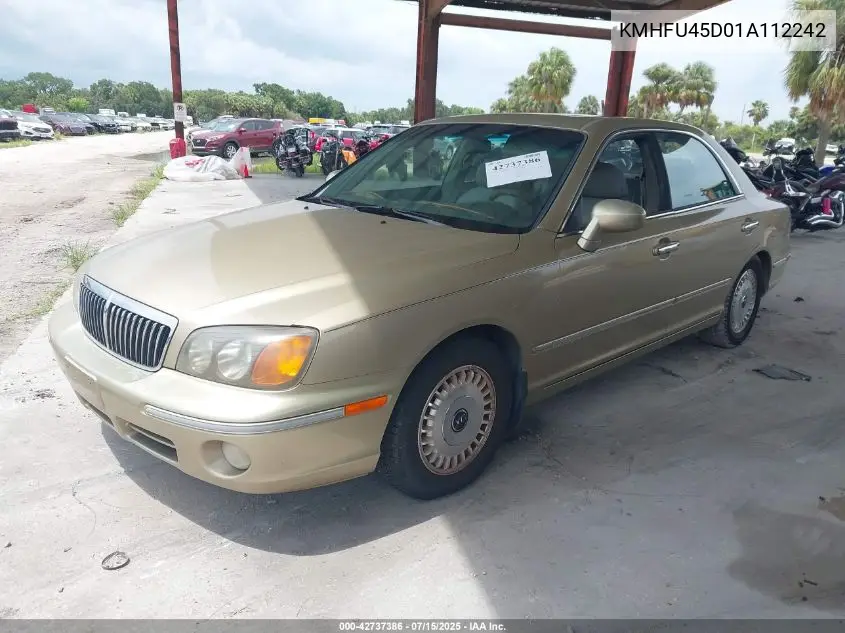 2001 Hyundai Xg300 L VIN: KMHFU45D01A112242 Lot: 42737386
