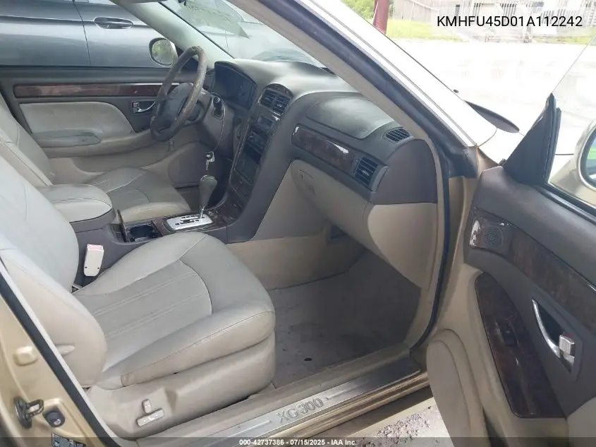 2001 Hyundai Xg300 L VIN: KMHFU45D01A112242 Lot: 42737386