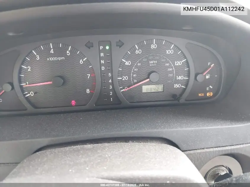 2001 Hyundai Xg300 L VIN: KMHFU45D01A112242 Lot: 42737386