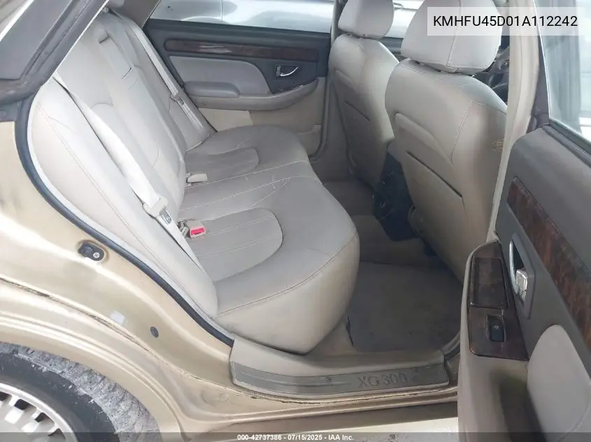 2001 Hyundai Xg300 L VIN: KMHFU45D01A112242 Lot: 42737386