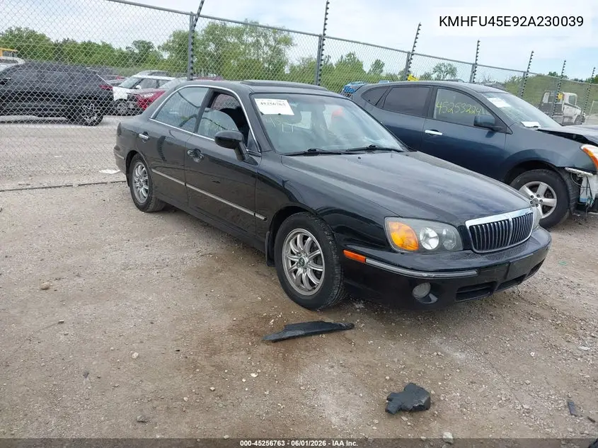 2002 Hyundai Xg350 L VIN: KMHFU45E92A230039 Lot: 45256763