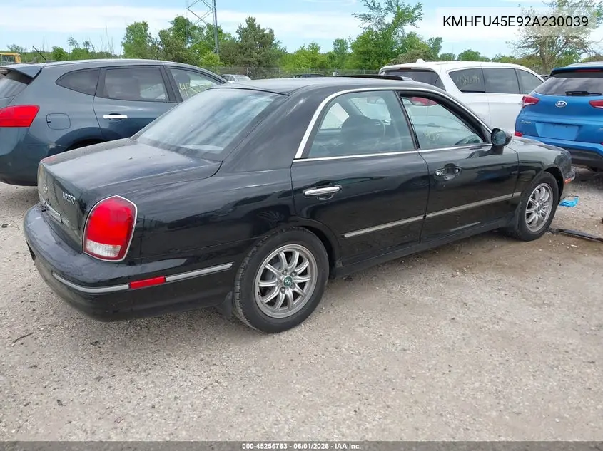 2002 Hyundai Xg350 L VIN: KMHFU45E92A230039 Lot: 45256763