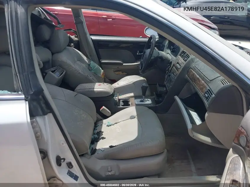 2002 Hyundai Xg350 L VIN: KMHFU45E82A178919 Lot: 45504502